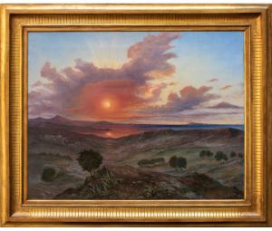 XIX secolo, Paesaggio al tramonto